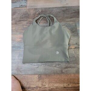 SAVVI strappy Sports Bra XS green